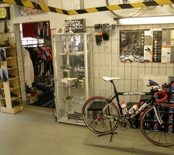 Reparatur-Werkstatt für Fahrräder